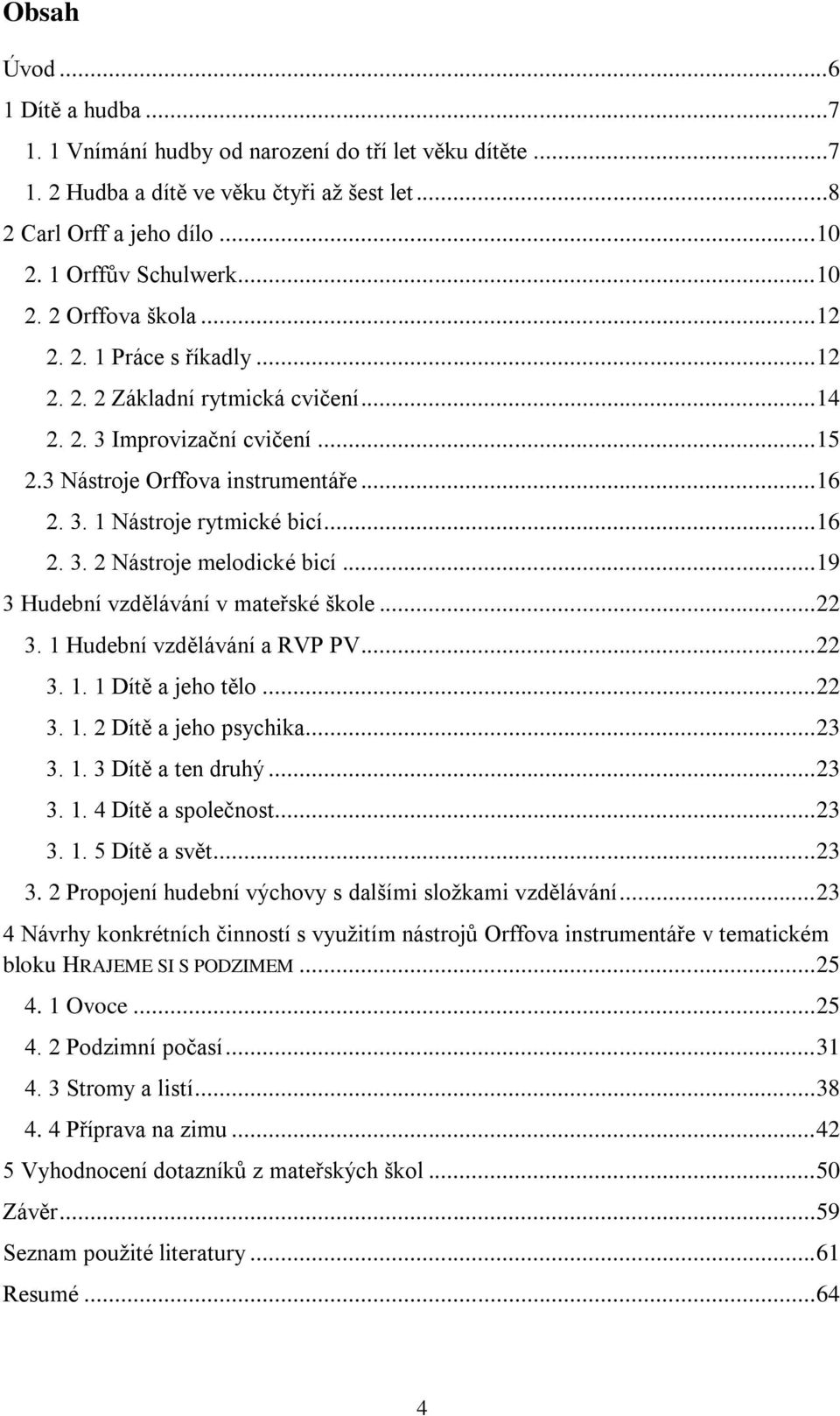 MASARYKOVA UNIVERZITA. Orffovy nástroje a jejich využití v mateřské škole -  PDF Free Download