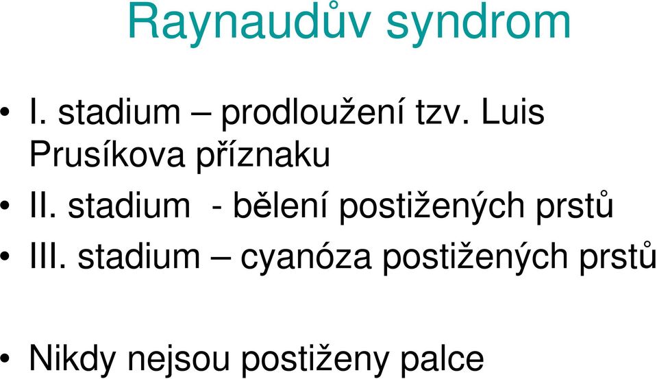 Luis Prusíkova příznaku II.