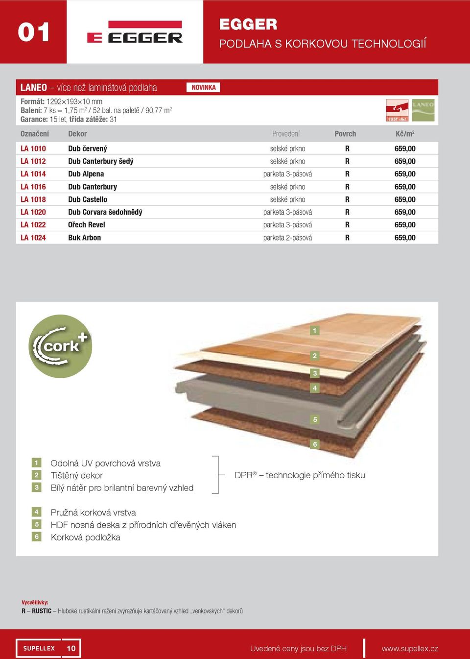 1016 Dub Canterbury selské prkno R 659,00 LA 1018 Dub Castello selské prkno R 659,00 LA 1020 Dub Corvara šedohnědý parketa 3-pásová R 659,00 LA 1022 Ořech Revel parketa 3-pásová R 659,00 LA 1024 Buk