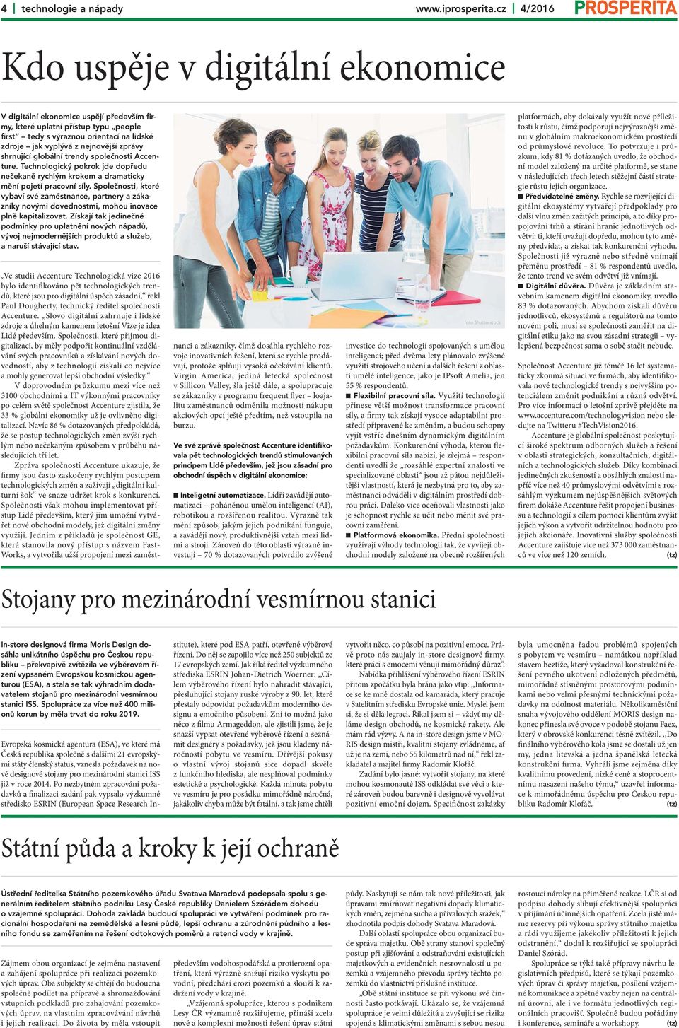 zprávy shrnující globální trendy společnosti Accenture. Technologický pokrok jde dopředu nečekaně rychlým krokem a dramaticky mění pojetí pracovní síly.
