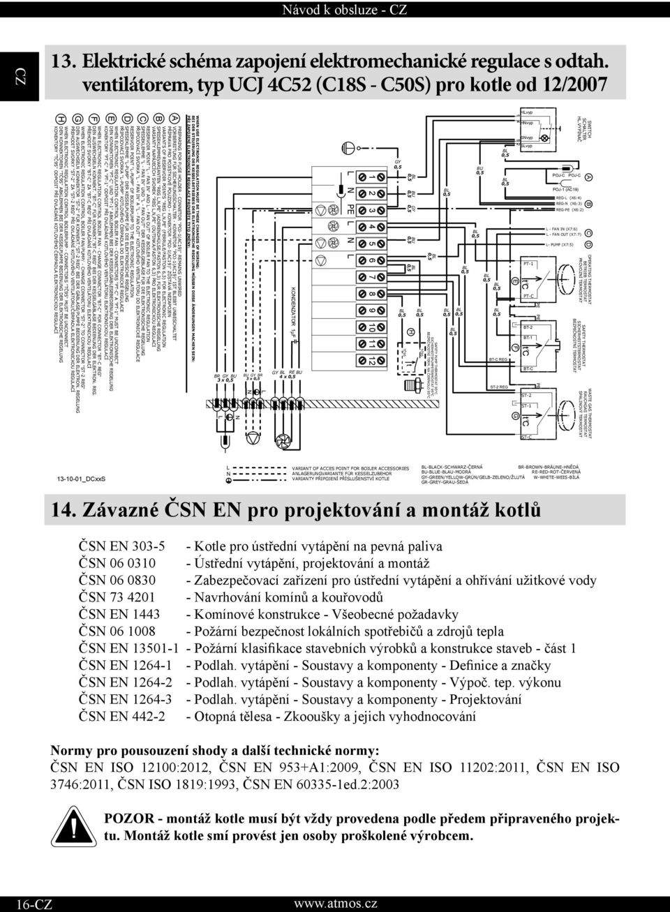 KESSELPUMPE BEDIENUNG DER ELEKTRONISCHE REGELUNG KONEKTORY "TČ95" ODPOJIT PŘI OVLÁDÁNÍ KOTLOVÉHO ČERPADLA ELEKTRONICKOU REGULACÍ G WHEN ELECTRONIC REGULATION CONTROL BOILER FAN/PUMP/ CHANGE CONNECTOR