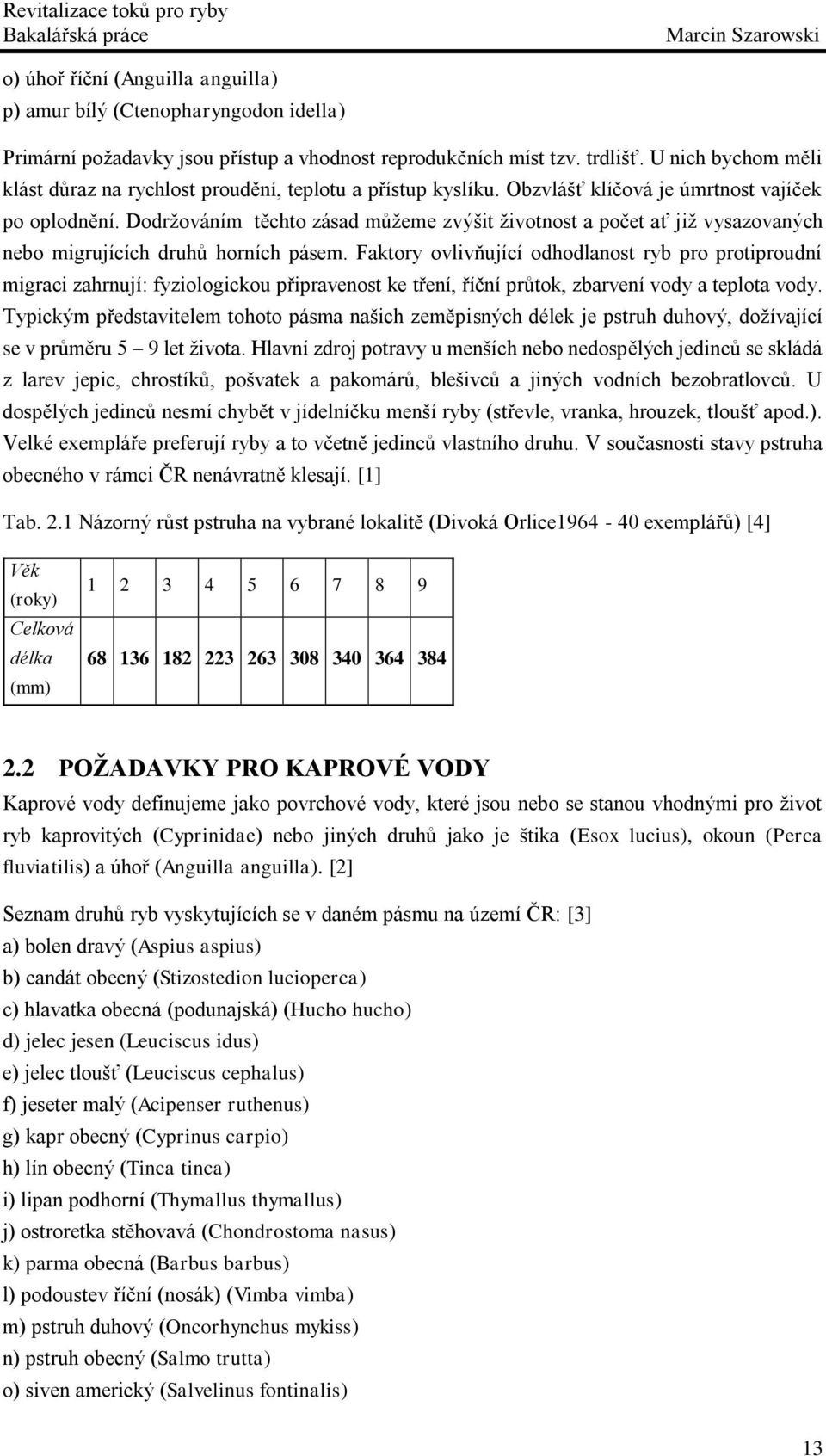 Dodržováním těchto zásad můžeme zvýšit životnost a počet ať již vysazovaných nebo migrujících druhů horních pásem.