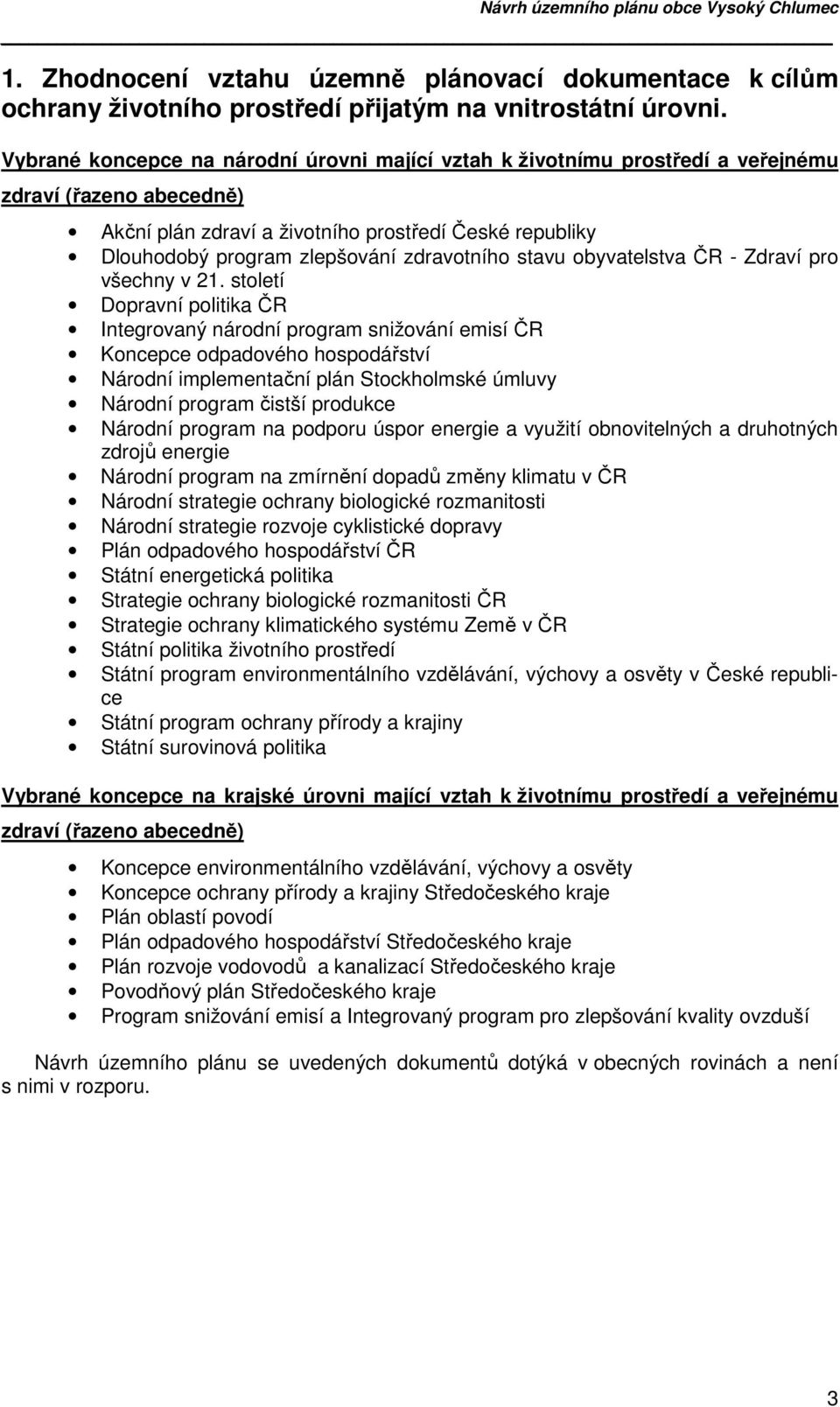 zdravotního stavu obyvatelstva ČR - Zdraví pro všechny v 21.