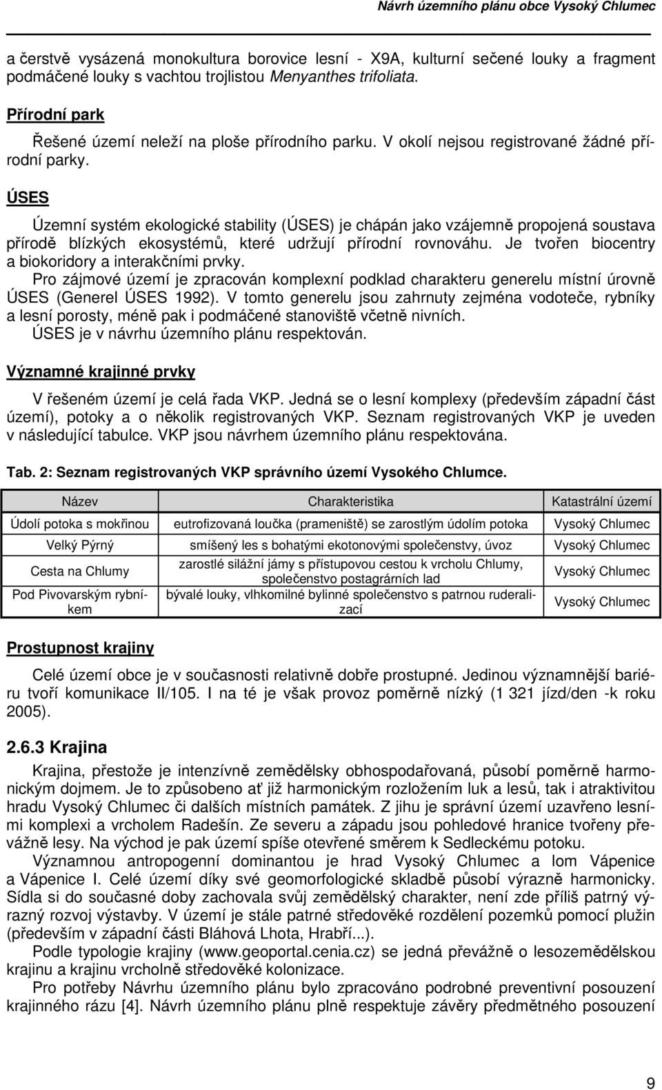 ÚSES Územní systém ekologické stability (ÚSES) je chápán jako vzájemně propojená soustava přírodě blízkých ekosystémů, které udržují přírodní rovnováhu.