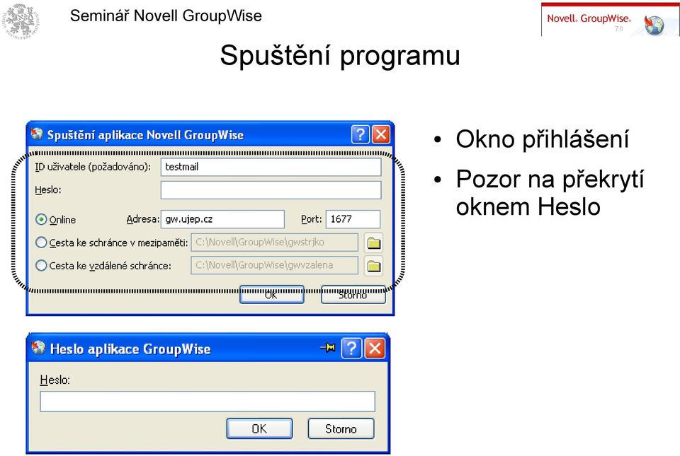 programu Okno