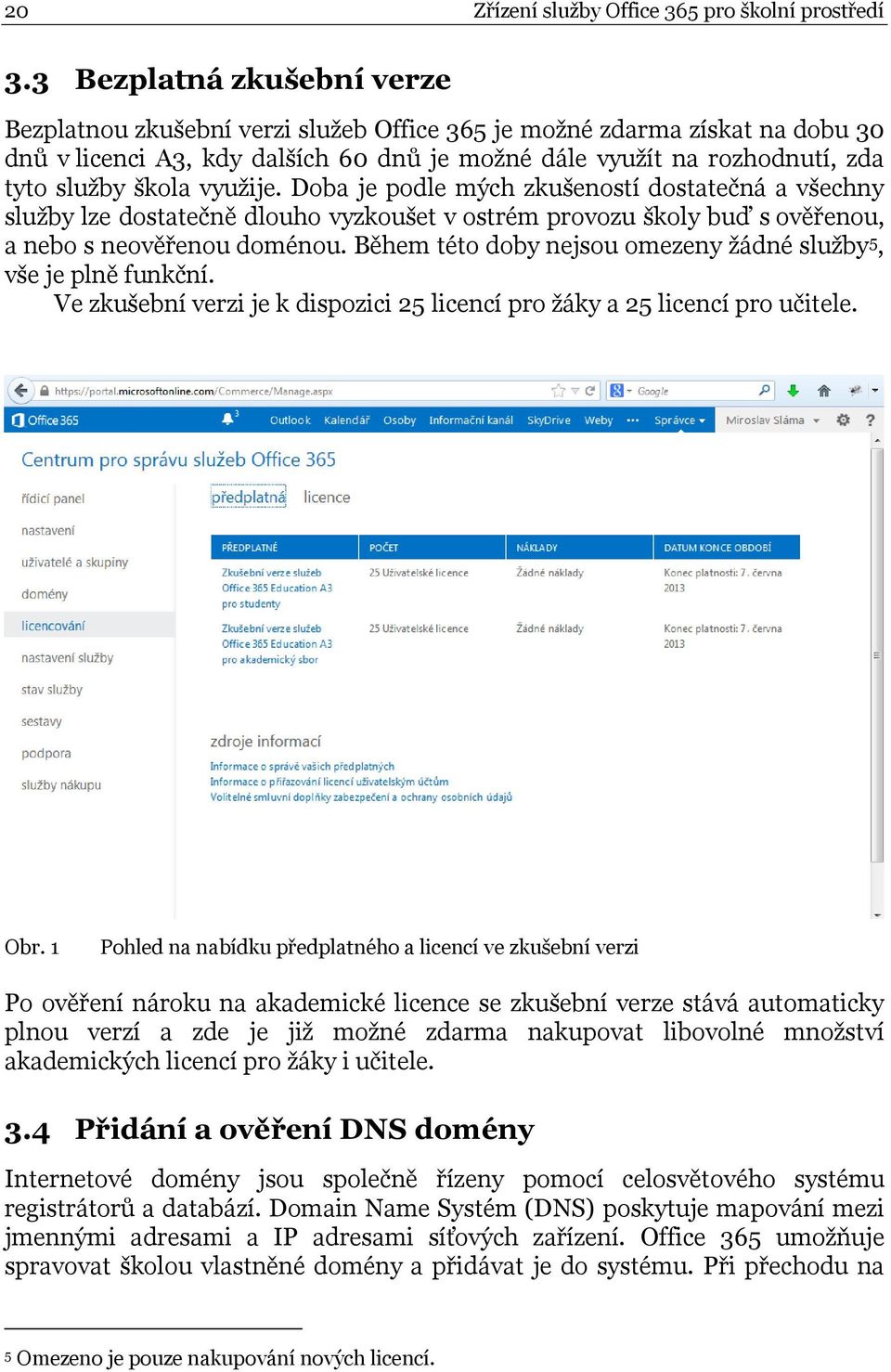 využije. Doba je podle mých zkušeností dostatečná a všechny služby lze dostatečně dlouho vyzkoušet v ostrém provozu školy buď s ověřenou, a nebo s neověřenou doménou.