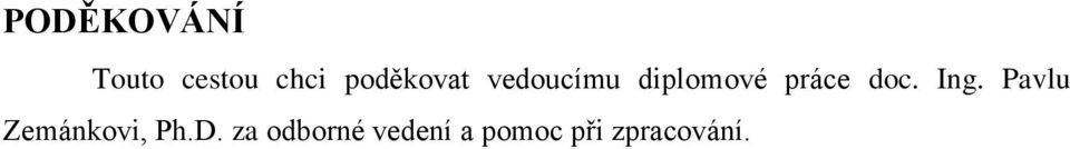 práce doc. Ing.