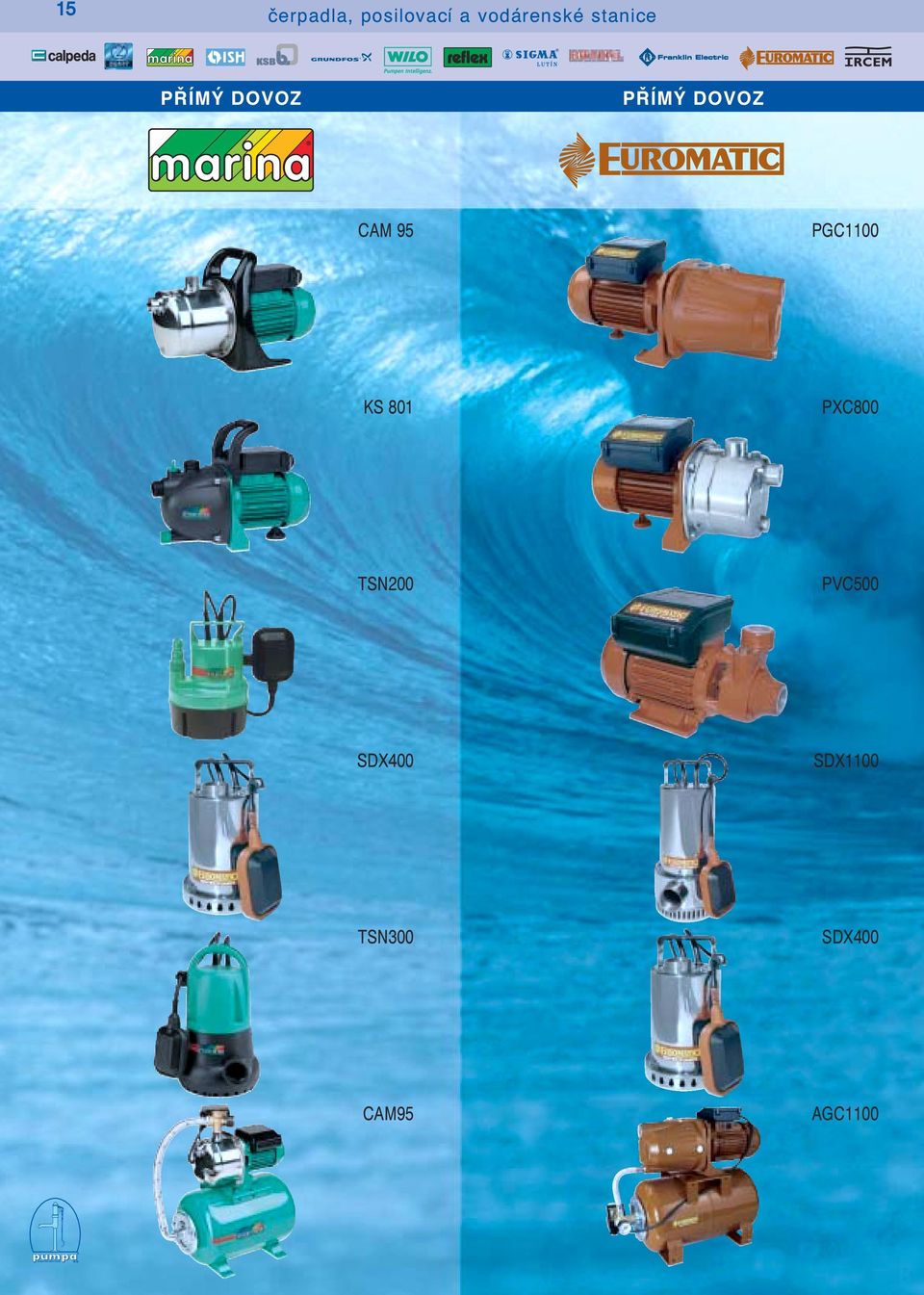PGC1100 KS 801 PXC800 TSN200 PVC500