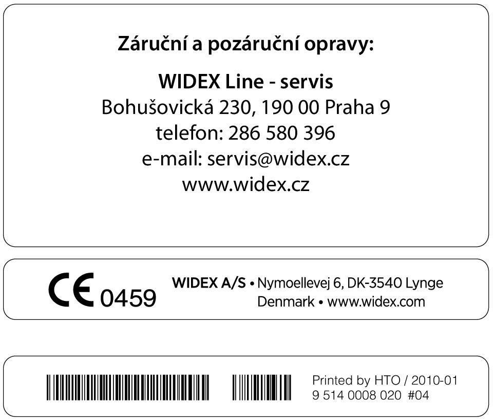 396 e-mail: servis@widex.