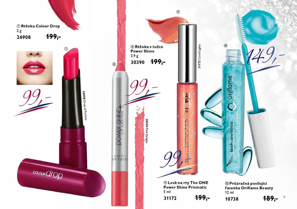 9 g 30390 199,- 149,- Průzračná posilující řasenka Oriflame Beauty 12