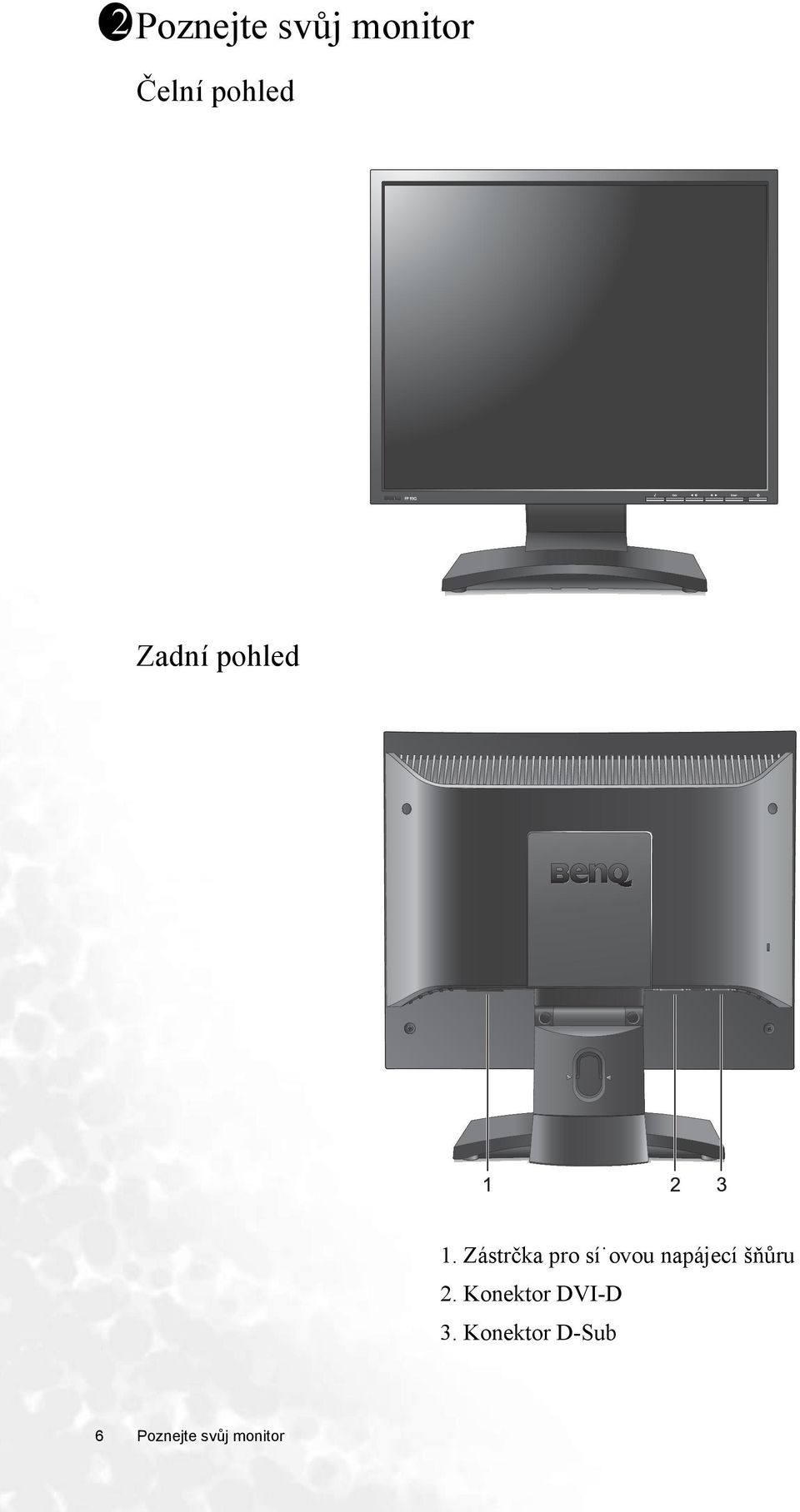 Zástrčka pro sí ovou napájecí šňůru 2.