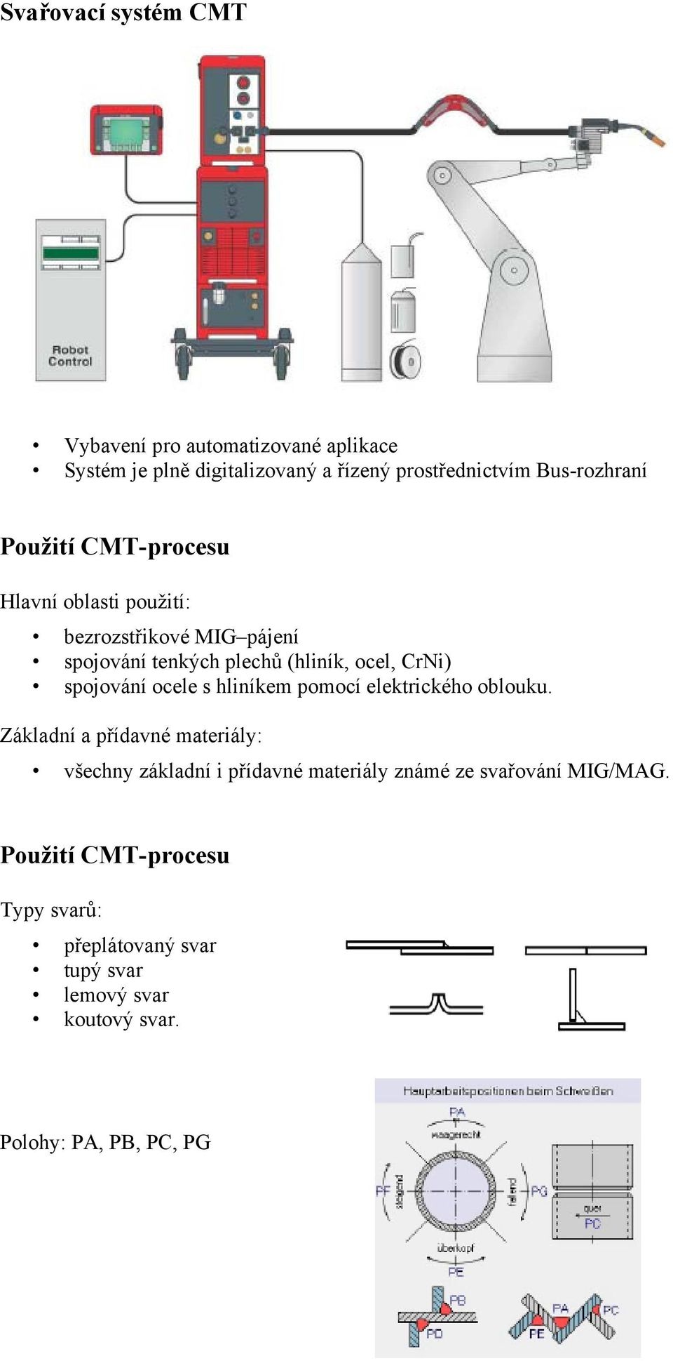 ocele s hliníkem pomocí elektrického oblouku.