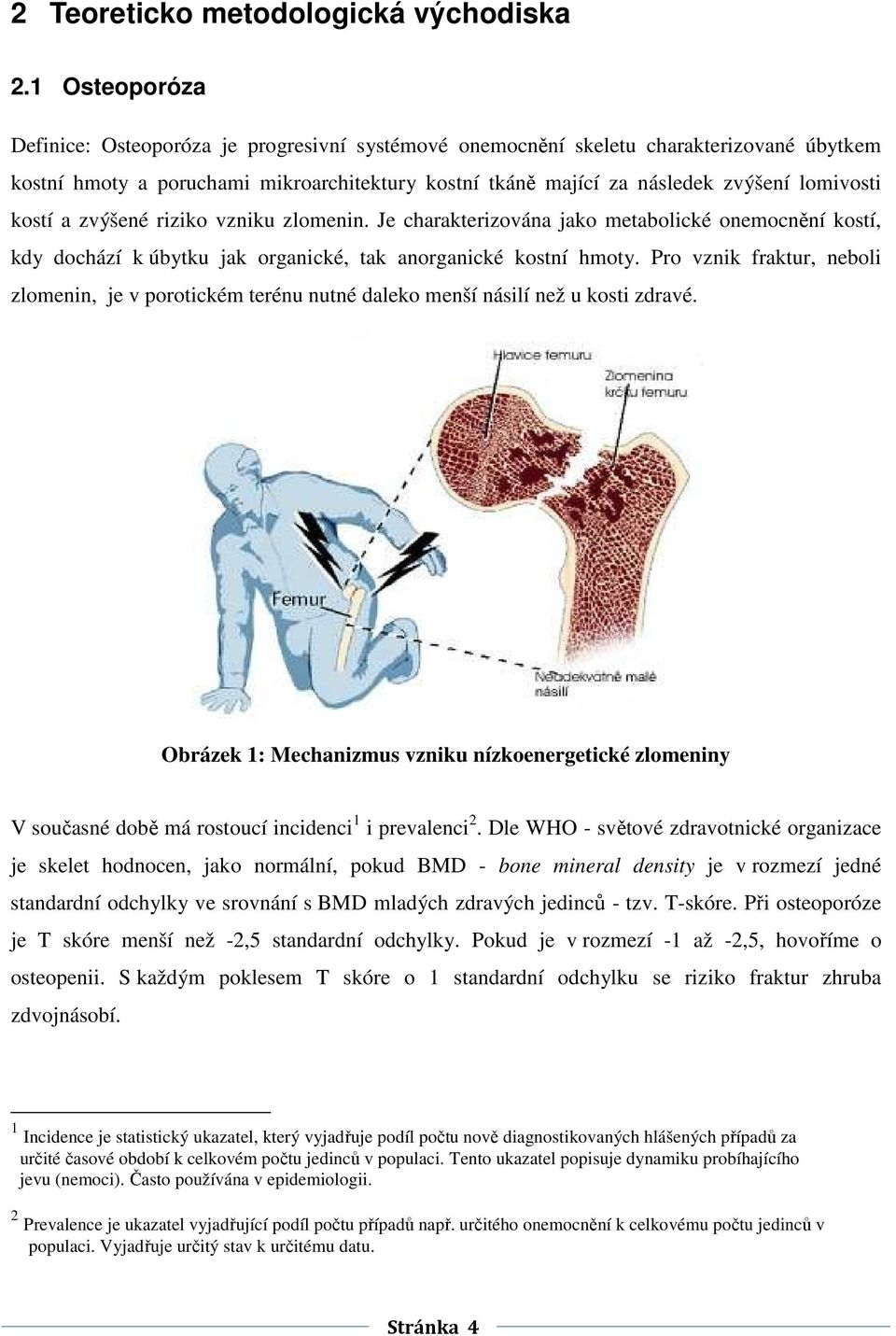 kostí a zvýšené riziko vzniku zlomenin. Je charakterizována jako metabolické onemocnění kostí, kdy dochází k úbytku jak organické, tak anorganické kostní hmoty.