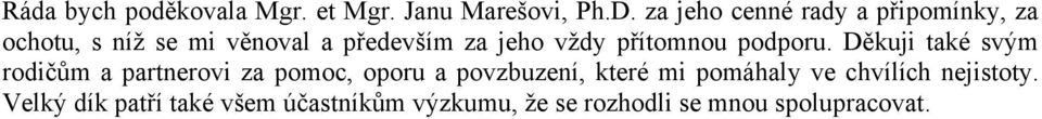 přítomnou podporu.