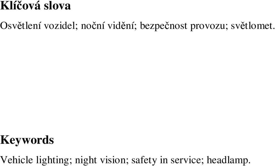 světlomet.