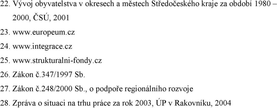 cz 26. Zákon č.347/1997 Sb. 27. Zákon č.248/2000 Sb.