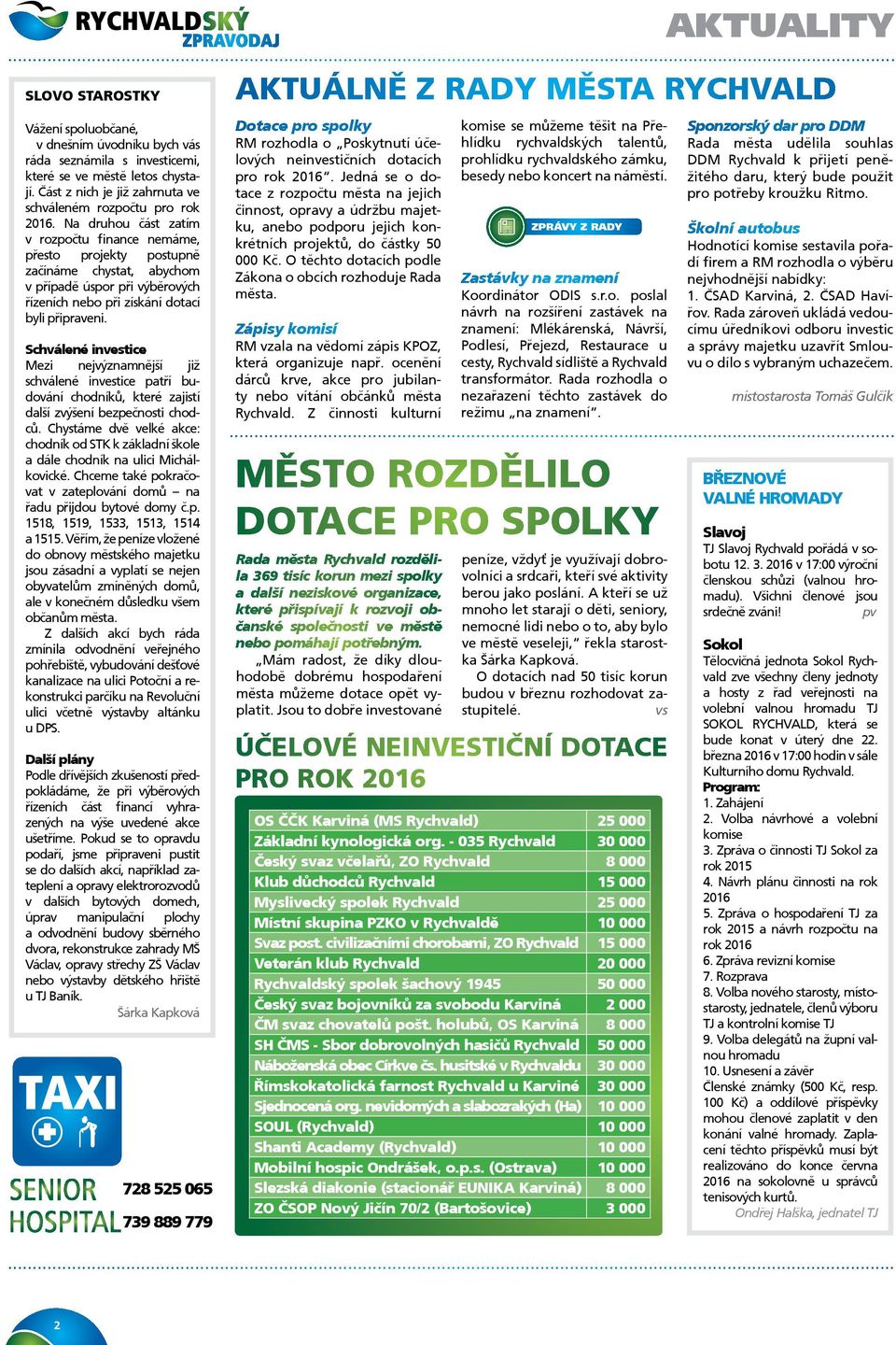 Na druhou část zatím v rozpočtu finance nemáme, přesto projekty postupně začínáme chystat, abychom v případě úspor při výběrových řízeních nebo při získání dotací byli připraveni.