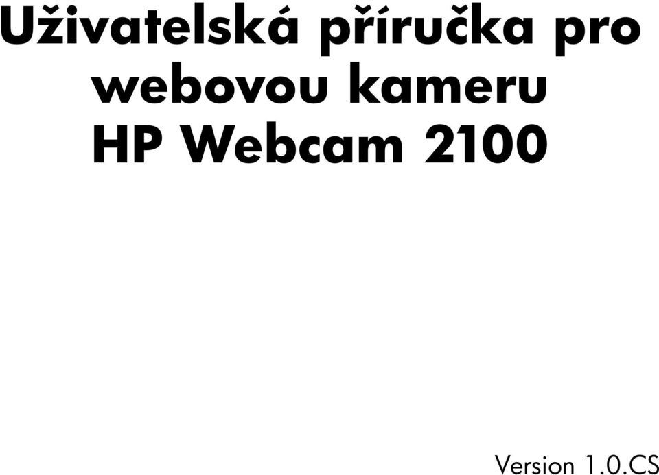 webovou kameru HP