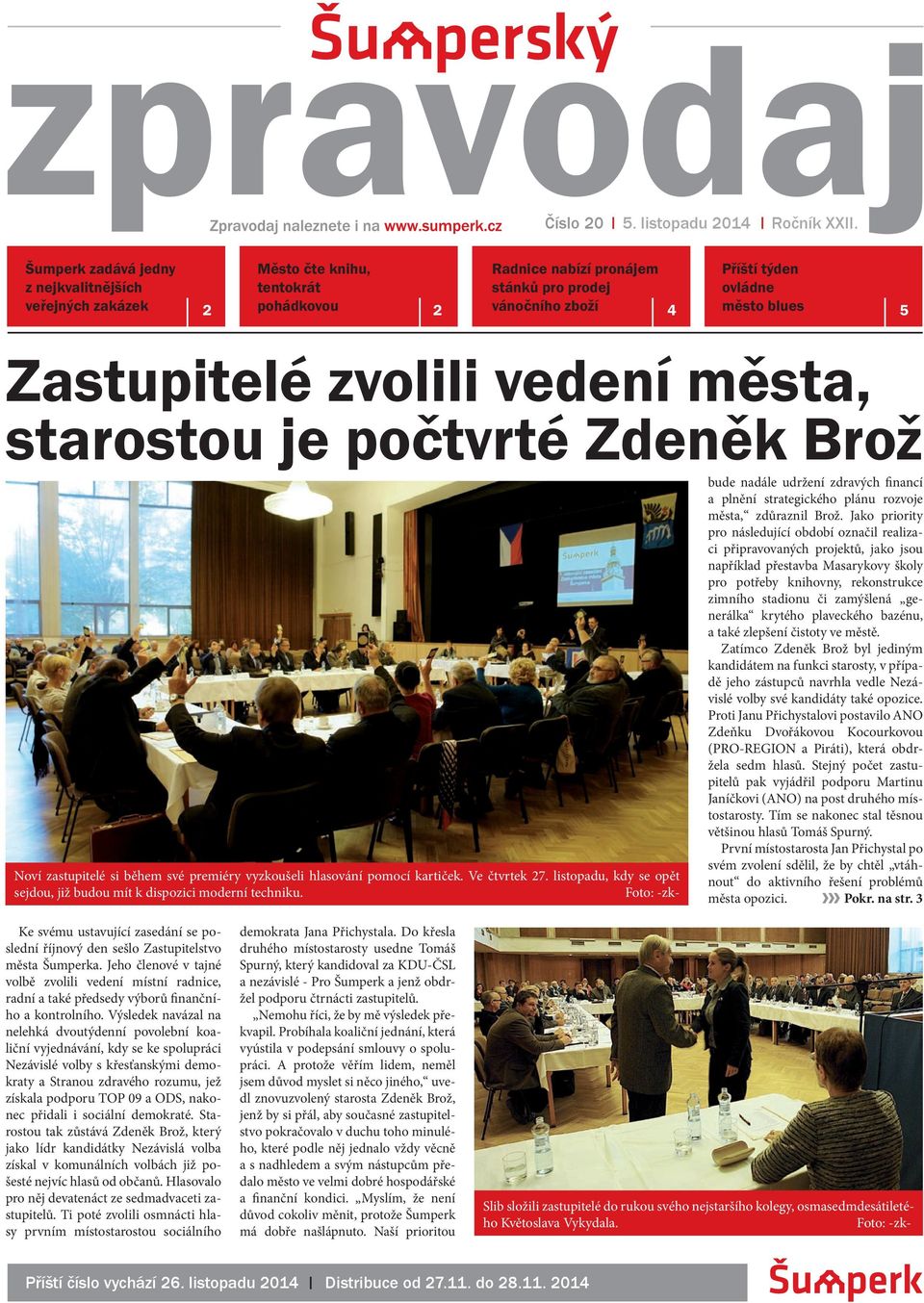 Zastupitelé zvolili vedení města, starostou je počtvrté Zdeněk Brož - PDF  Free Download
