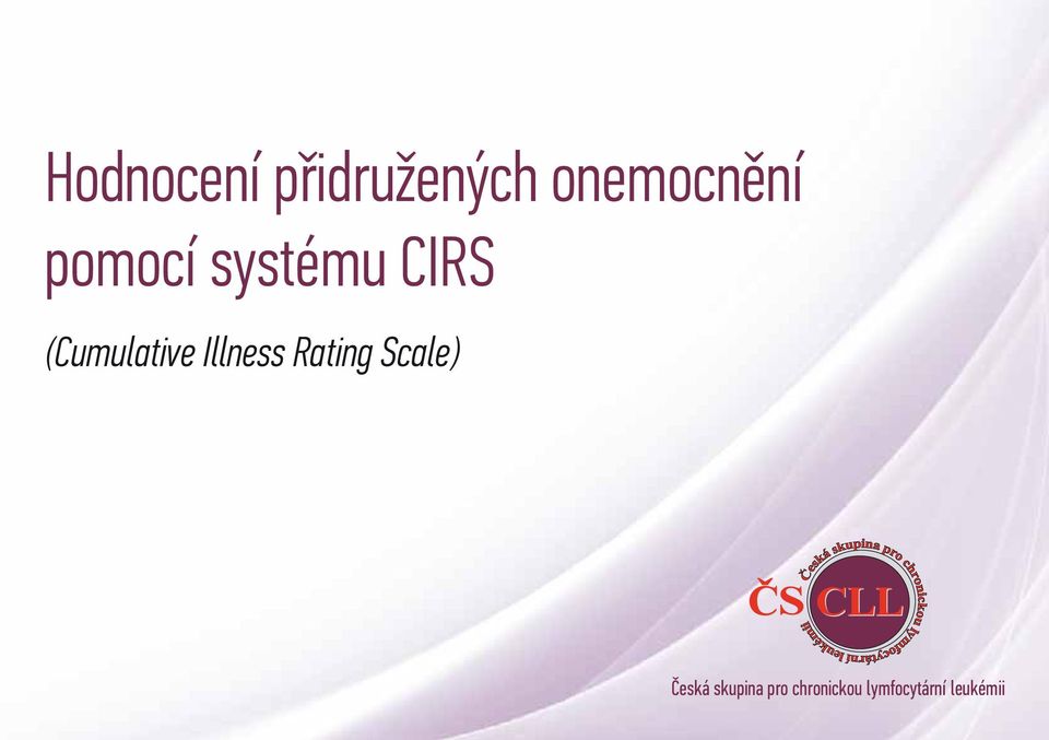 Illness Rating Scale) Česká