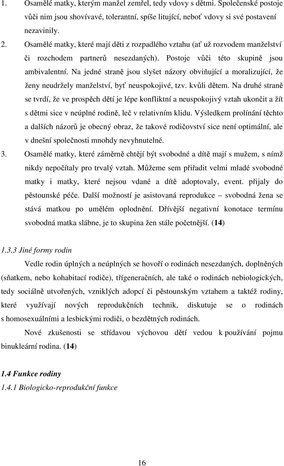 Funkcie rodiny v minulosti a dnes medziľudské vzťahy