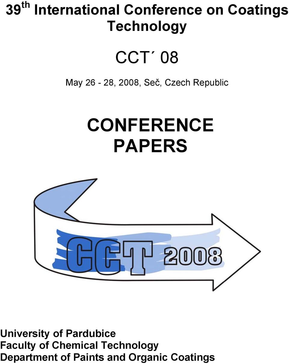 Republic CONFERENCE PAPERS University of Pardubice