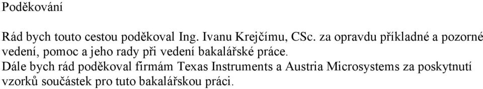 bakalářské práce.