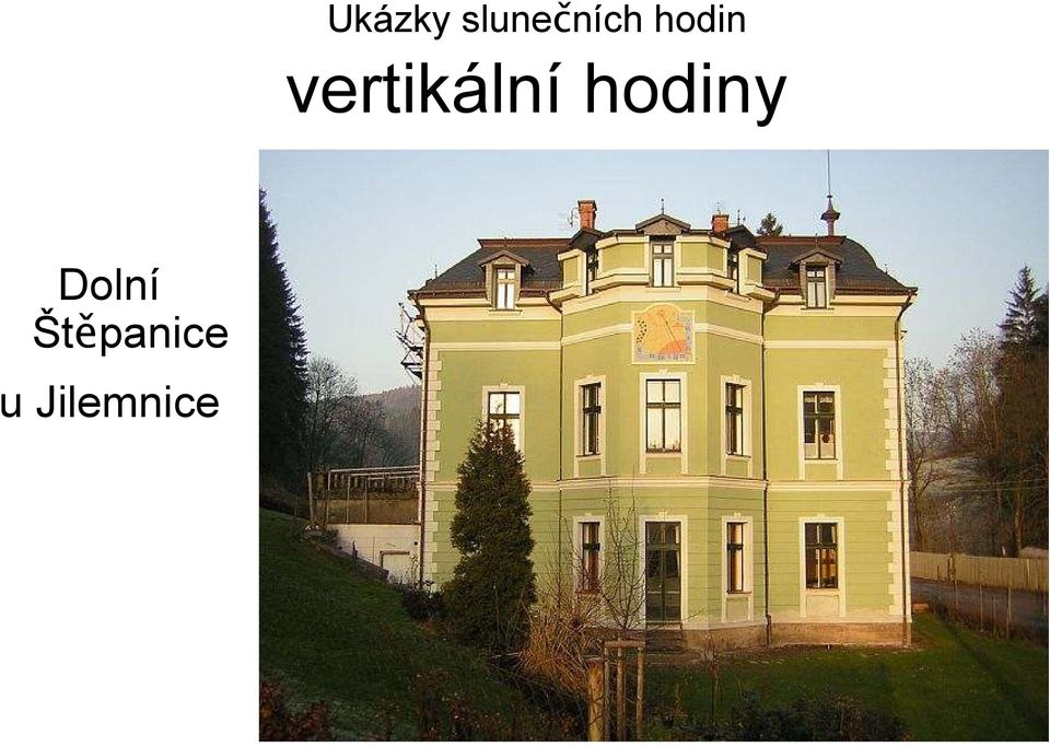 hodiny Dolní