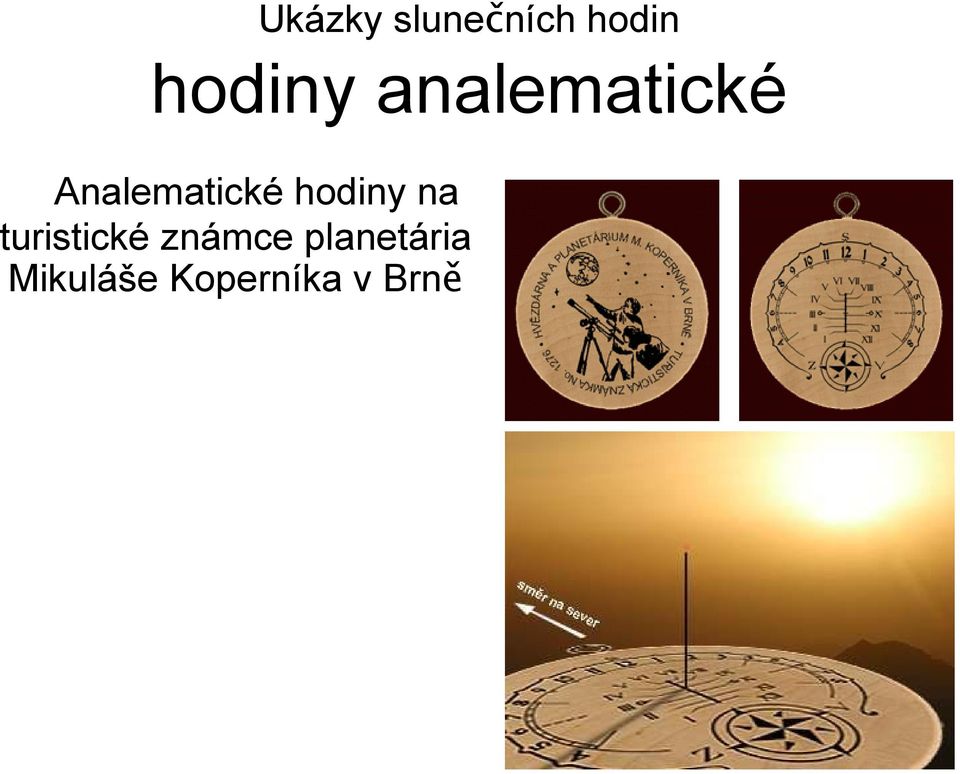 hodiny na turistické známce