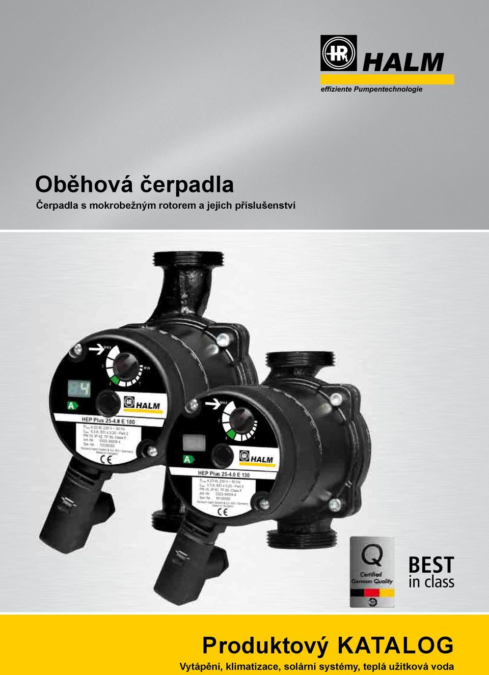 Oběhová čerpadla. Produktový KATALOG. Čerpadla s mokrobežným rotorem a  jejich příslušenství - PDF Free Download