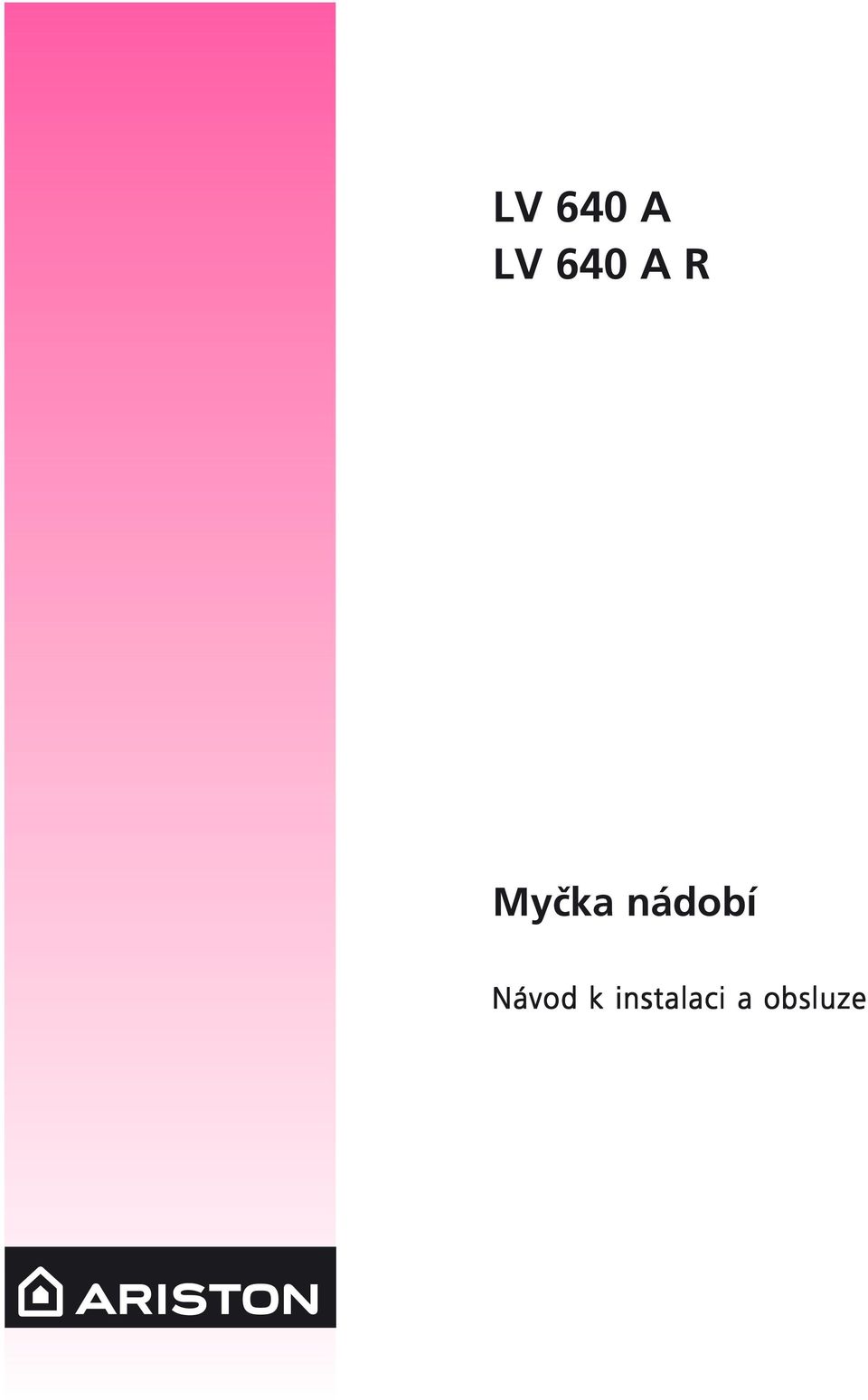 nádobí Návod k