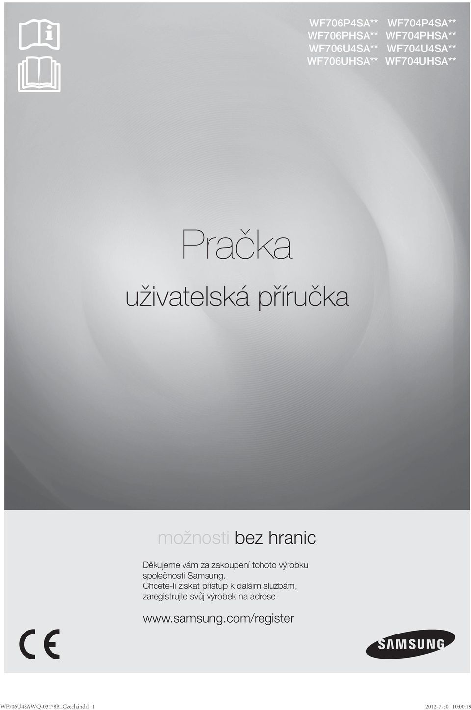 Děkujeme vám za zakoupení tohoto výrobku společnosti Samsung.
