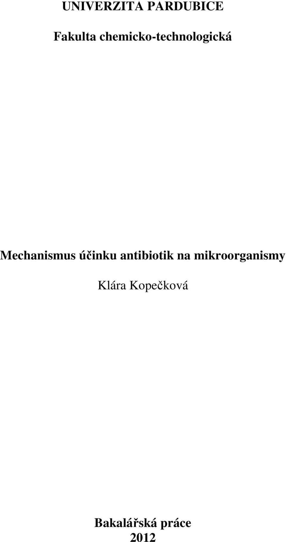 účinku antibiotik na