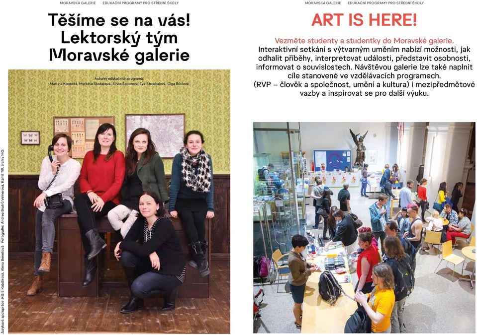 Vezměte studenty a studentky do Moravské galerie.