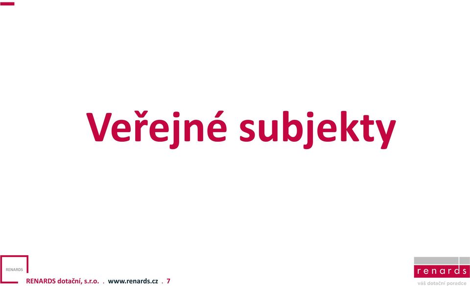 dotační, s.r.