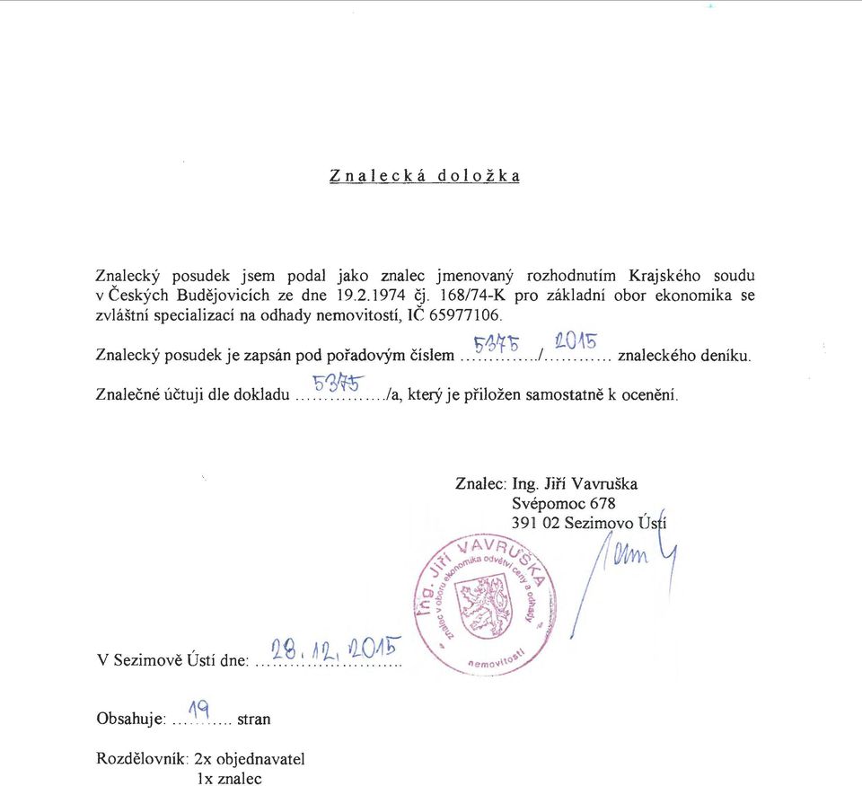 o~e k 'h d 'k Z na ec k y posu e Je zapsan po pora ovym crs em................ zna ec e o em u. v ' 'v Z dl d kl d f/!/?--'5' k '.