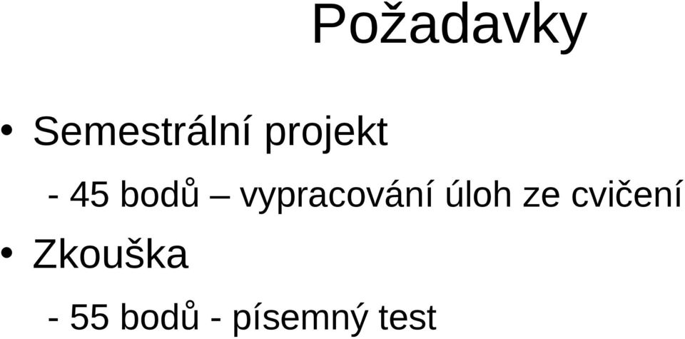 vypracování úloh ze