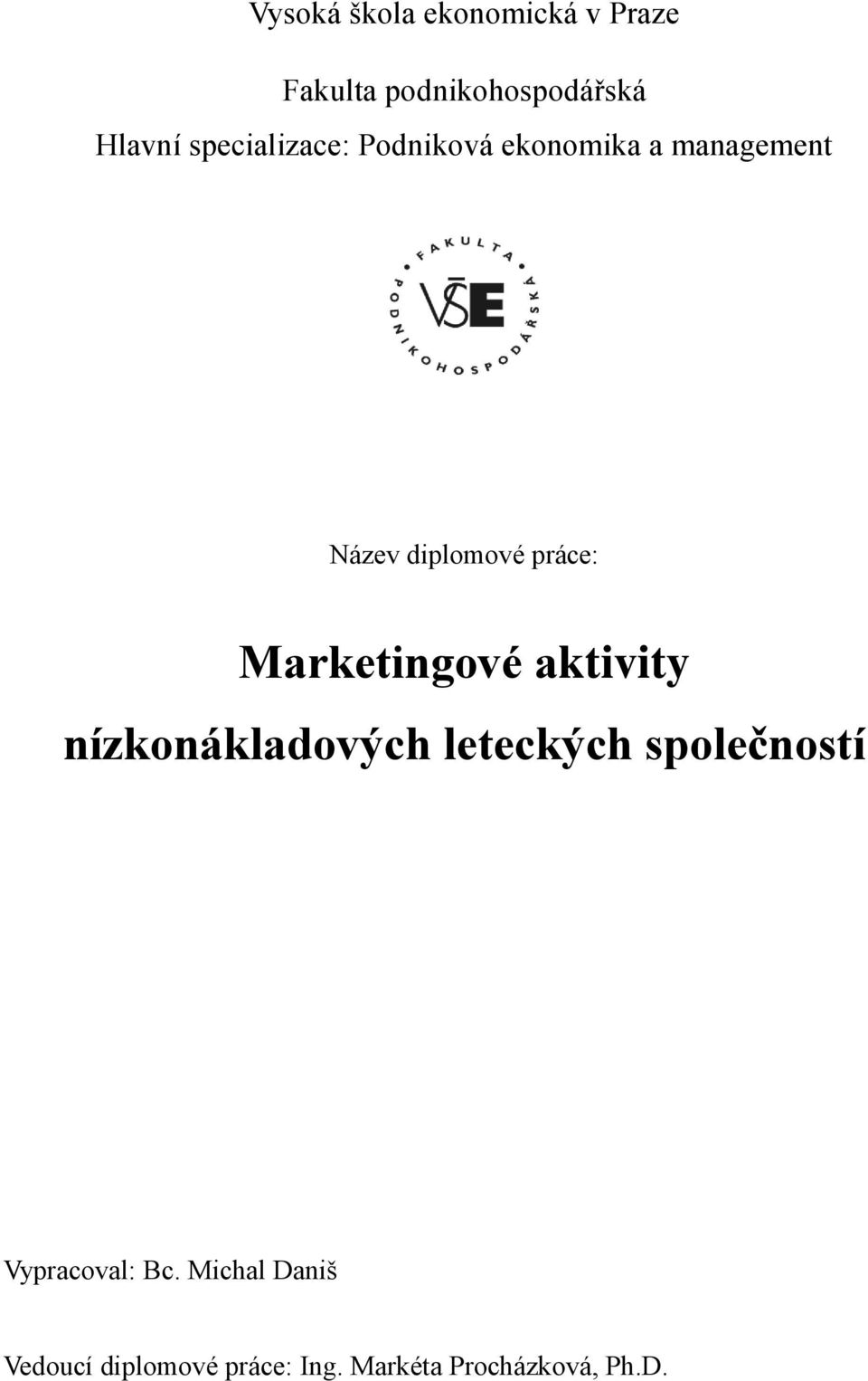 Marketingové aktivity nízkonákladových leteckých společností