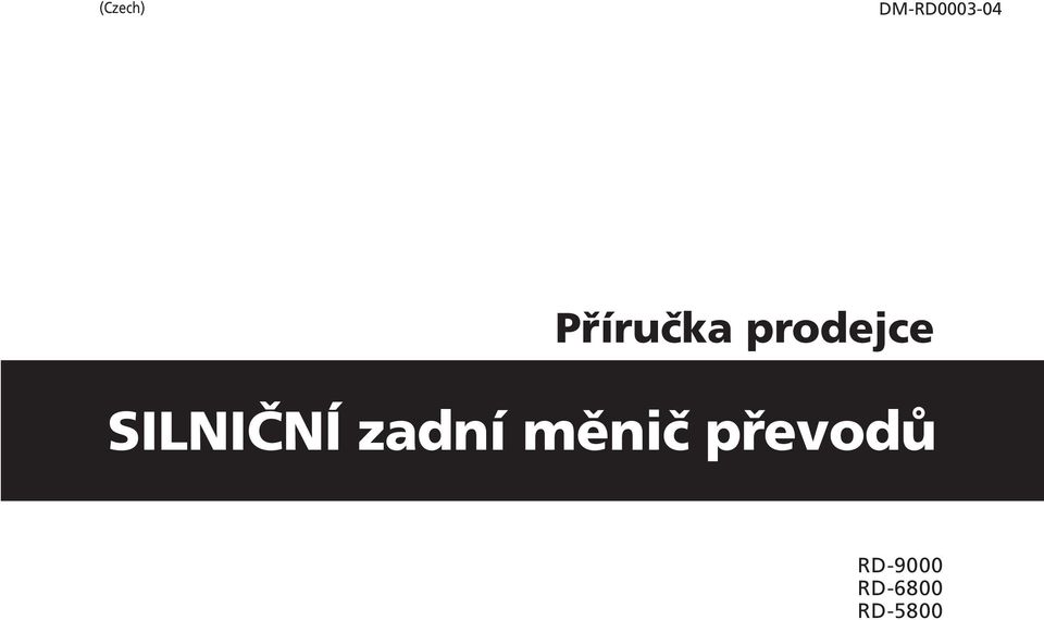 SILNIČNÍ zadní měnič