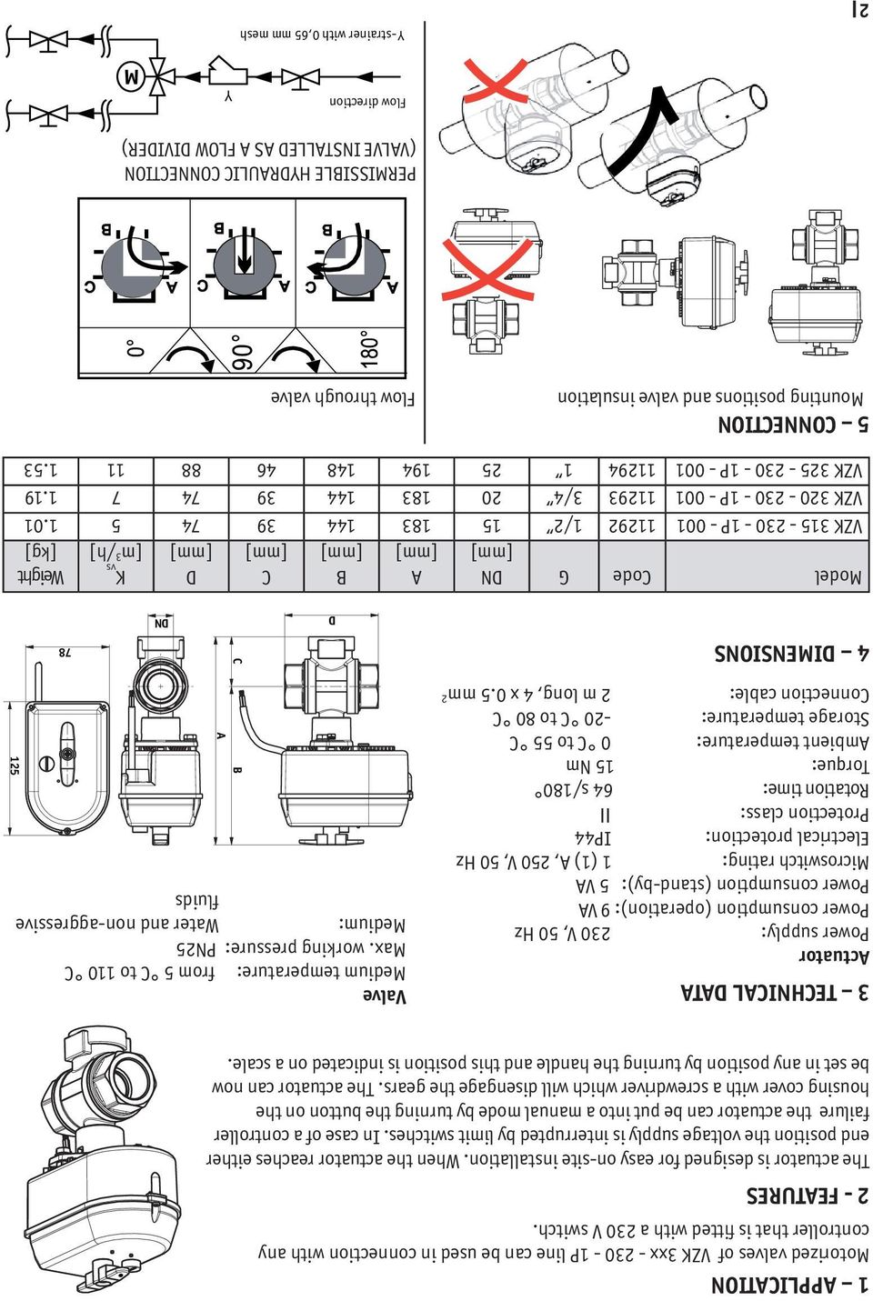 In case of a controller failure the actuator can be put into a manual mode by turning the button on the housing cover with a screwdriver which will disengage the gears.