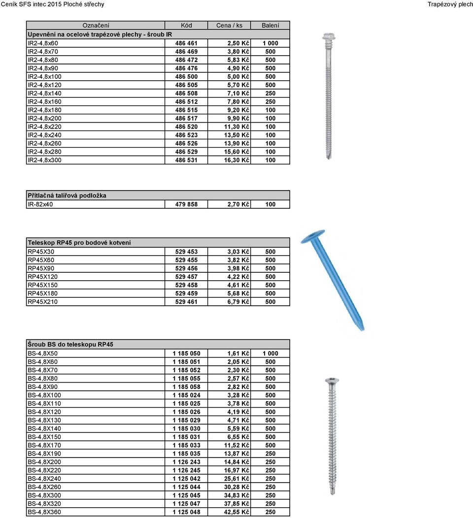 IR2-4,8x220 486 520 11,30 Kč 100 IR2-4,8x240 486 523 13,50 Kč 100 IR2-4,8x260 486 526 13,90 Kč 100 IR2-4,8x280 486 529 15,60 Kč 100 IR2-4,8x300 486 531 16,30 Kč 100 Přítlačná talířová podložka