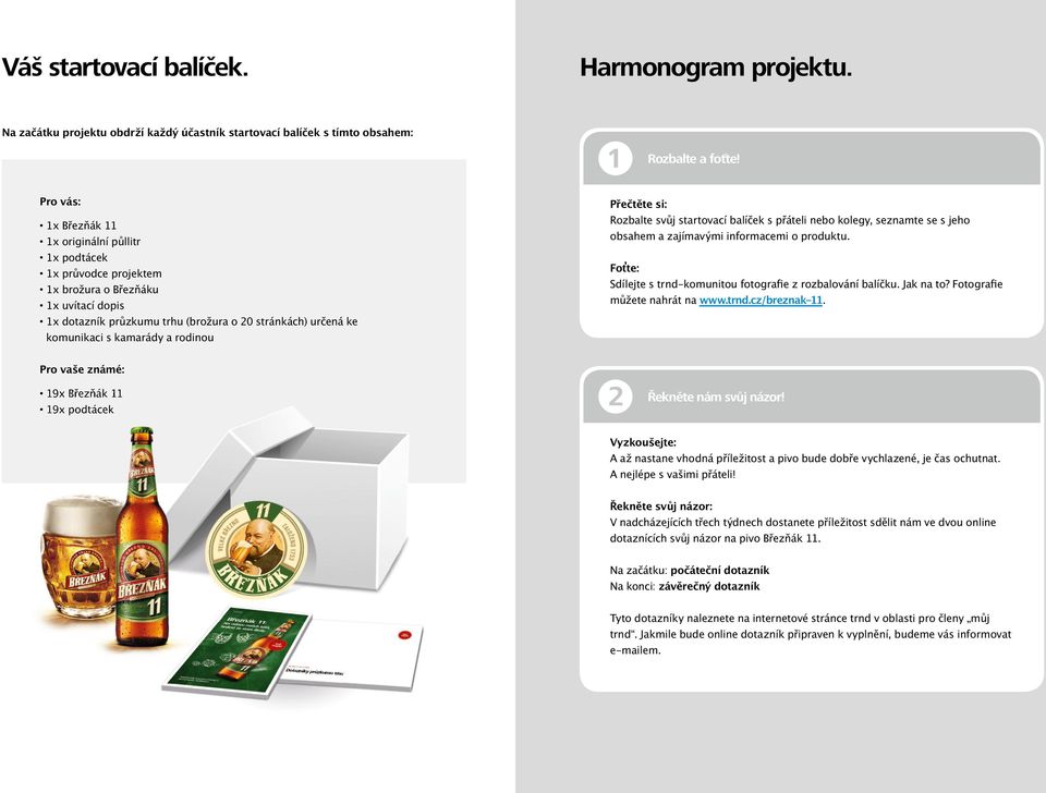 kamarády a rodinou Přečtěte si: Rozbalte svůj startovací balíček s přáteli nebo kolegy, seznamte se s jeho obsahem a zajímavými informacemi o produktu.