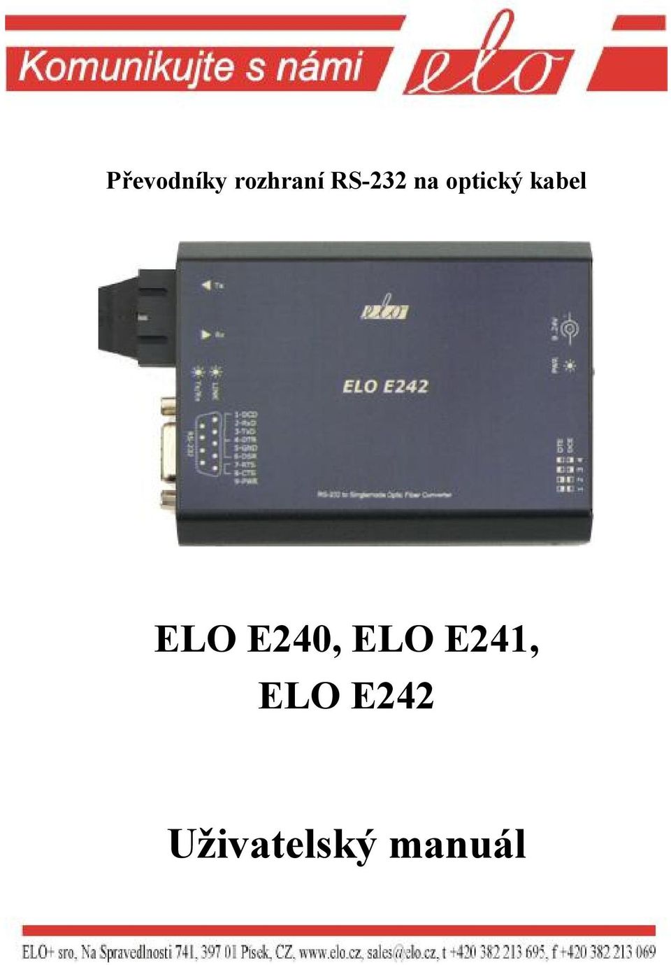 kabel ELO E240, ELO