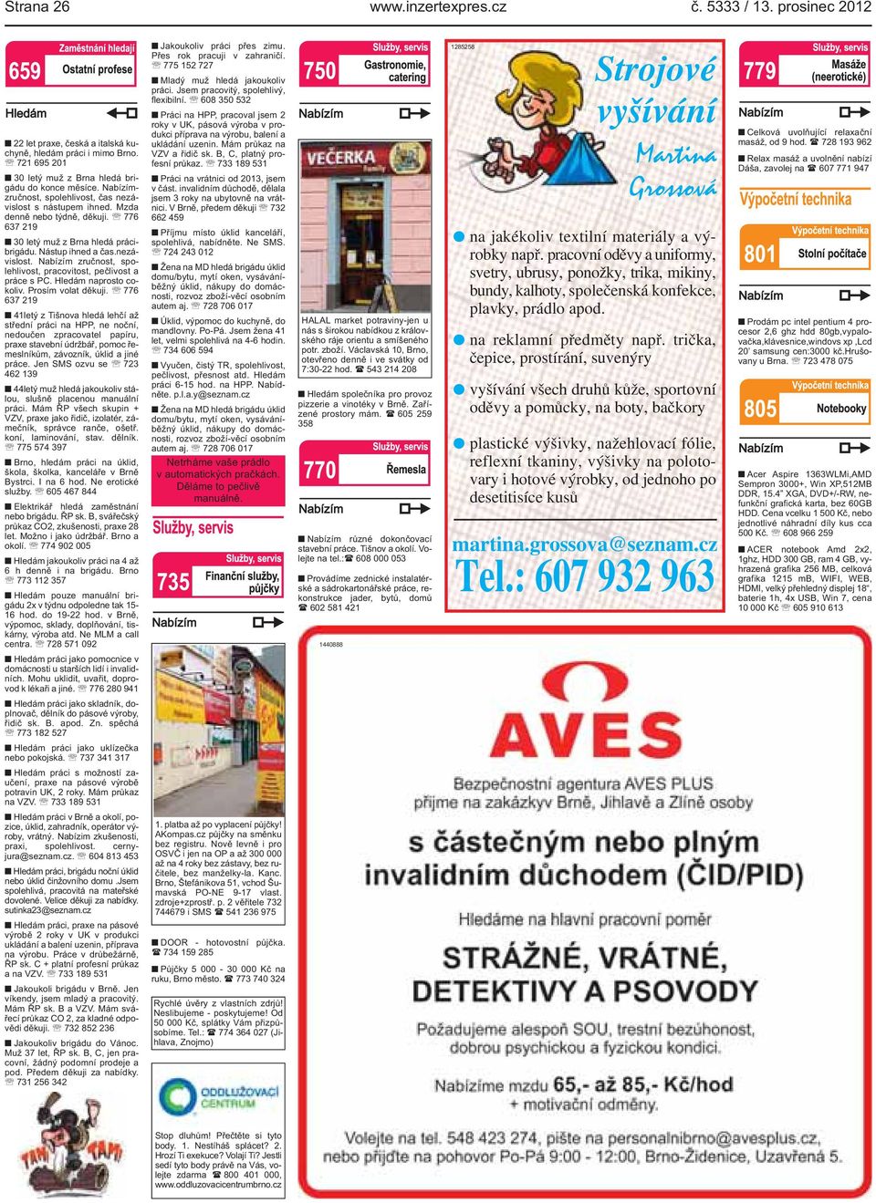 Hledám naprosto cokoliv. Prosím volat děkuji.