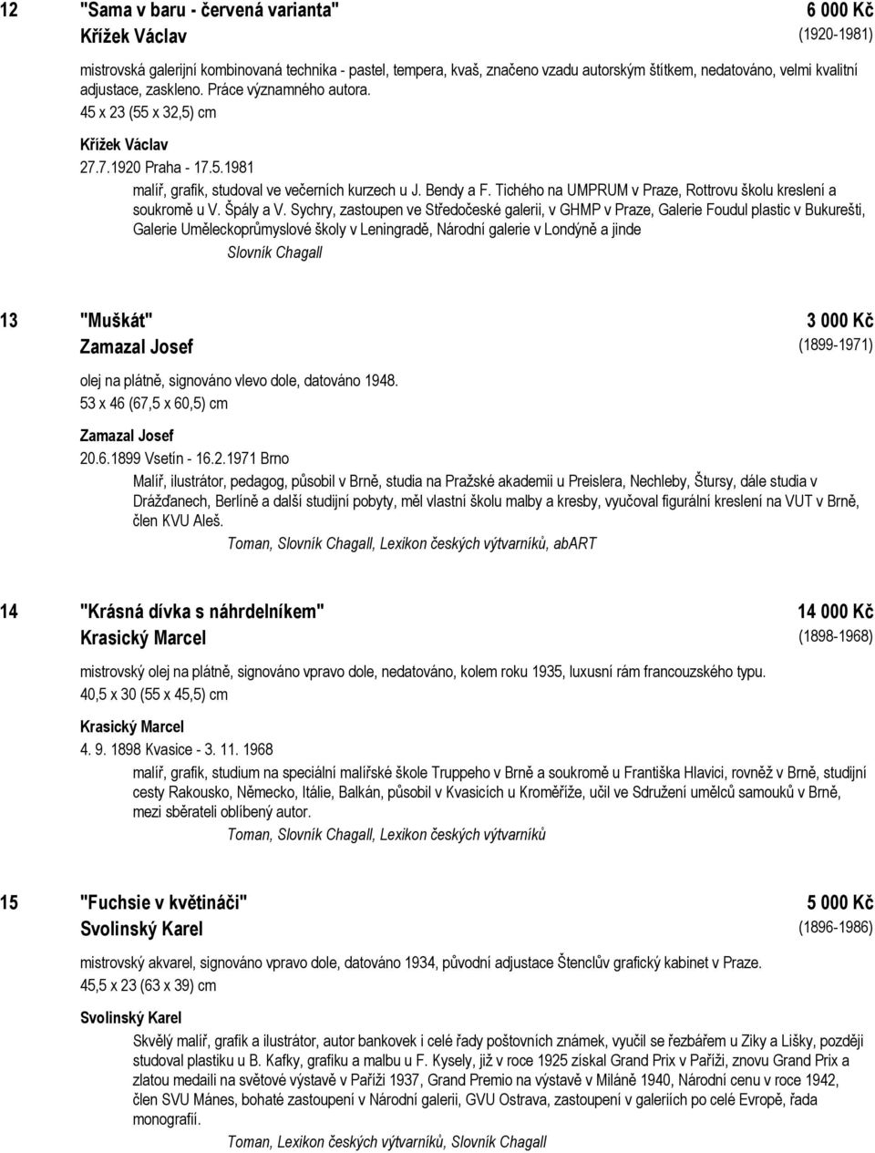 Tichého na UMPRUM v Praze, Rottrovu školu kreslení a soukromě u V. Špály a V.