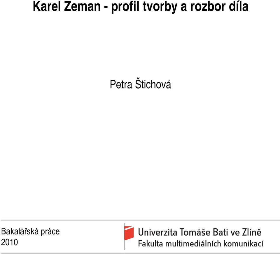 rozbor díla Petra