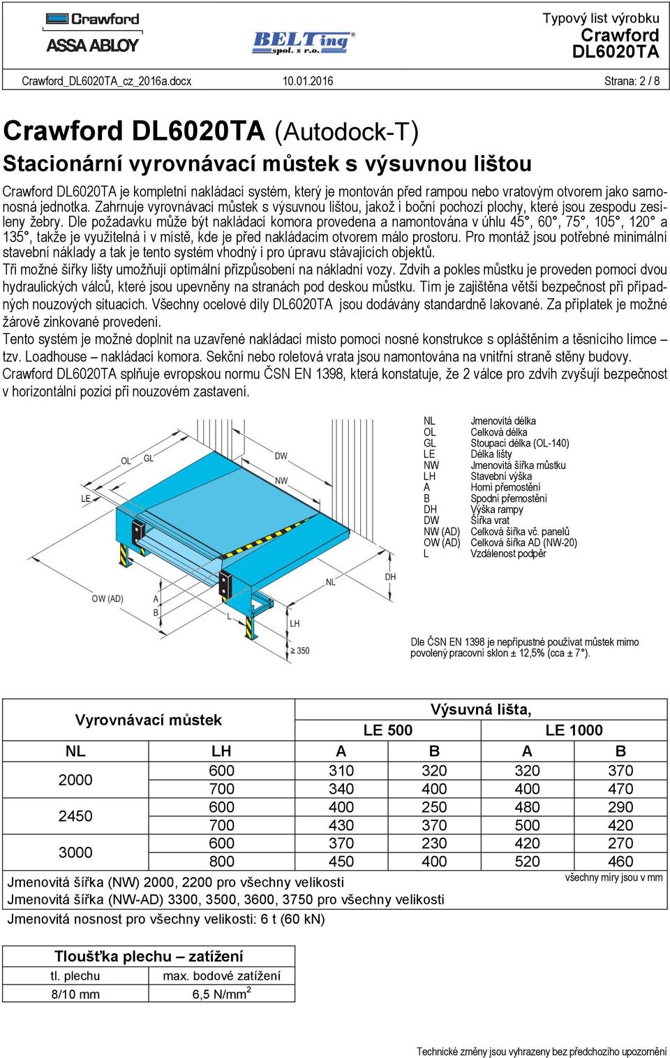 Dle požadavku může být nakládací komora provedena a namontována v úhlu 45, 60, 75, 105, 120 a 135, takže je využitelná i v místě, kde je před nakládacím otvorem málo prostoru.