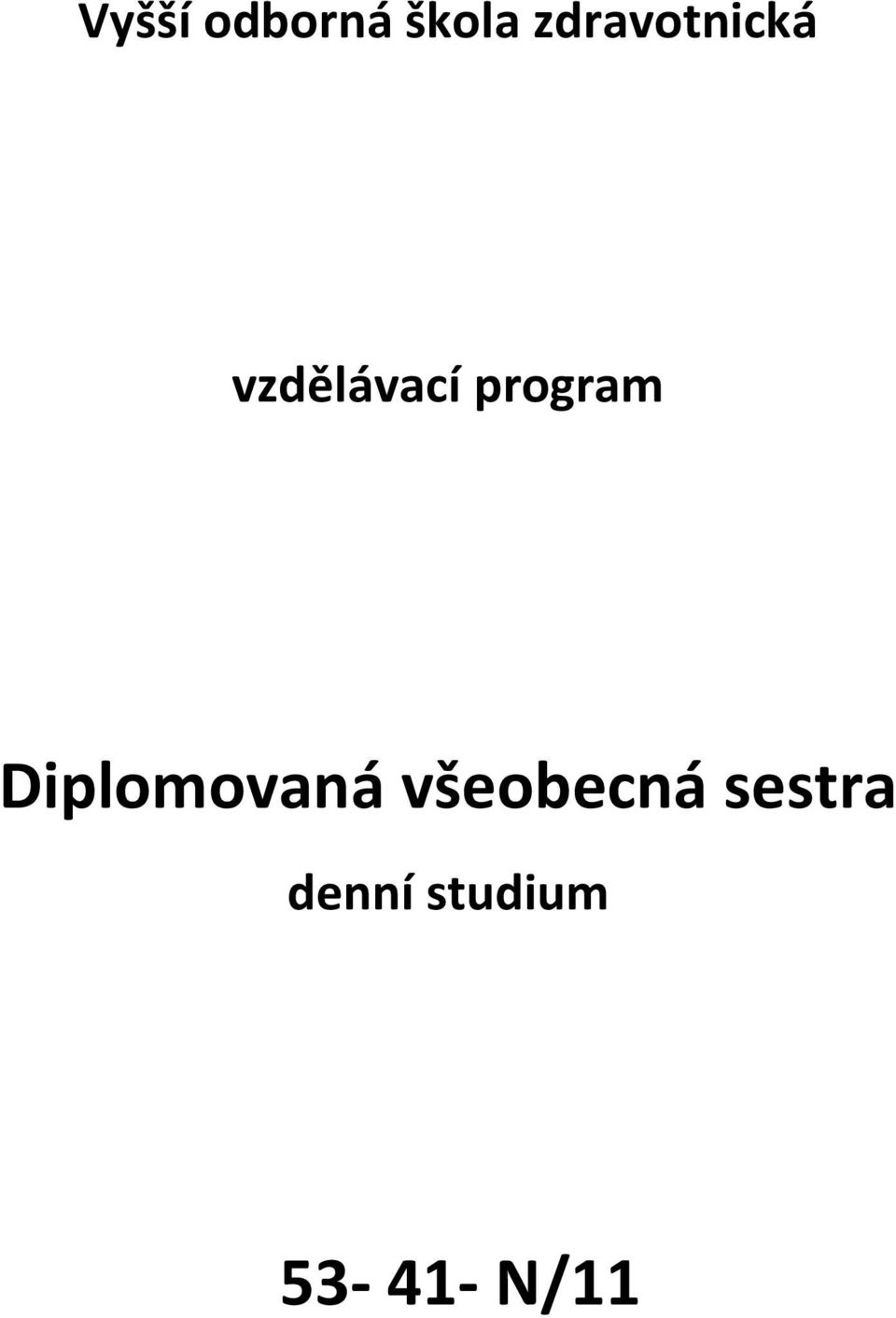 program Diplomovaná