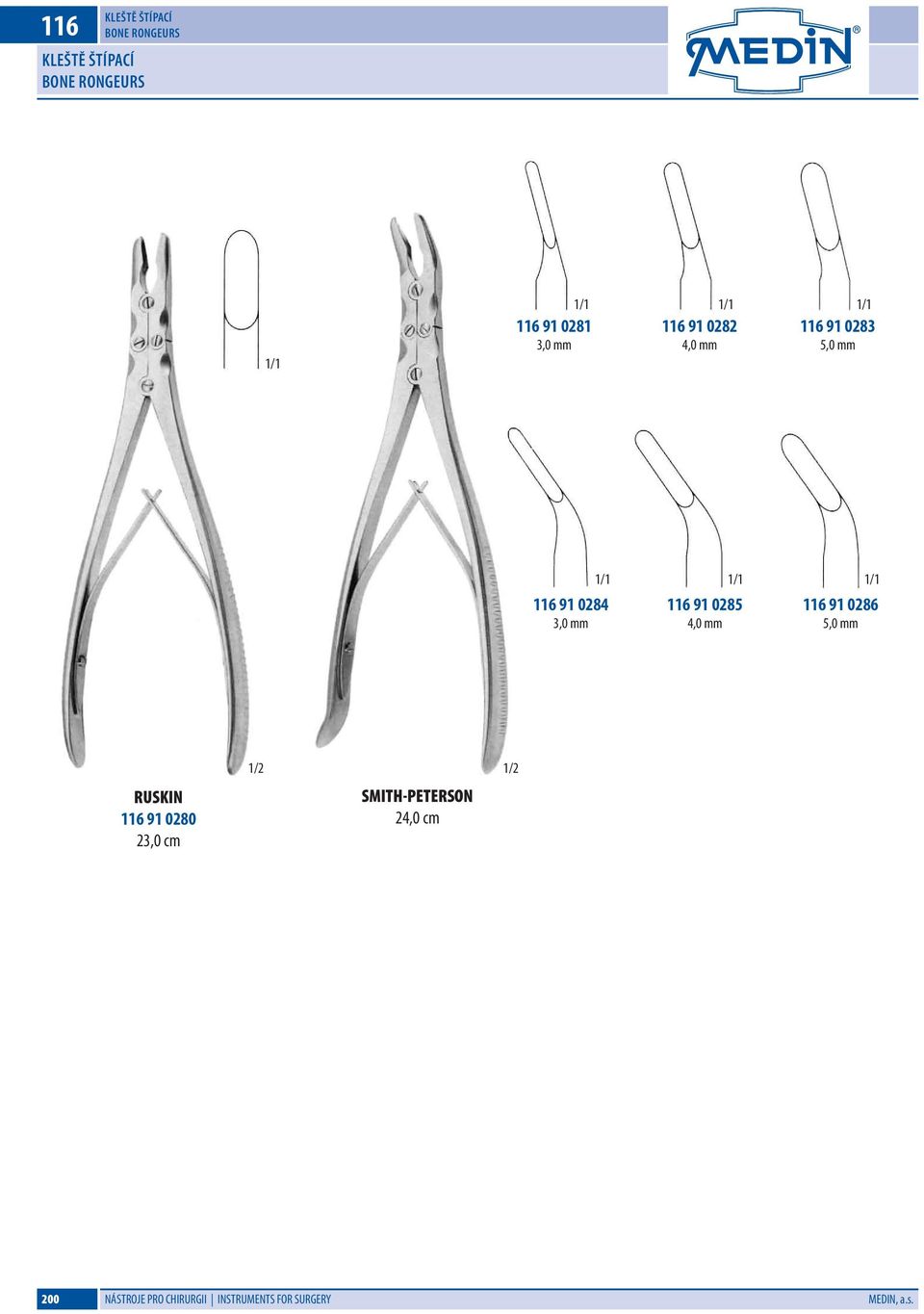 kleště štípací bone rongeurs - PDF Stažení zdarma