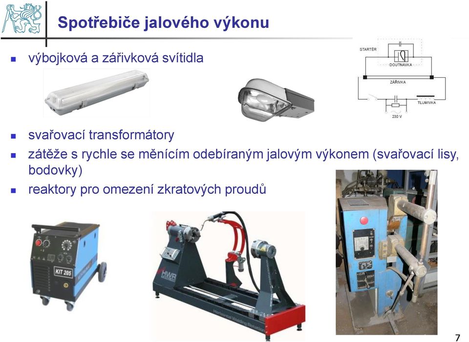 se měnícím odebíraným jalovým výkonem (svařovací